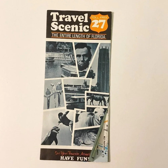 Vintage Florida Travel Scenic Attractions and Webbs Monroe Station Brochures - Picture 8 of 11